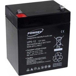 Batería sin mantenimiento para quads y generadores 12V 5Ah